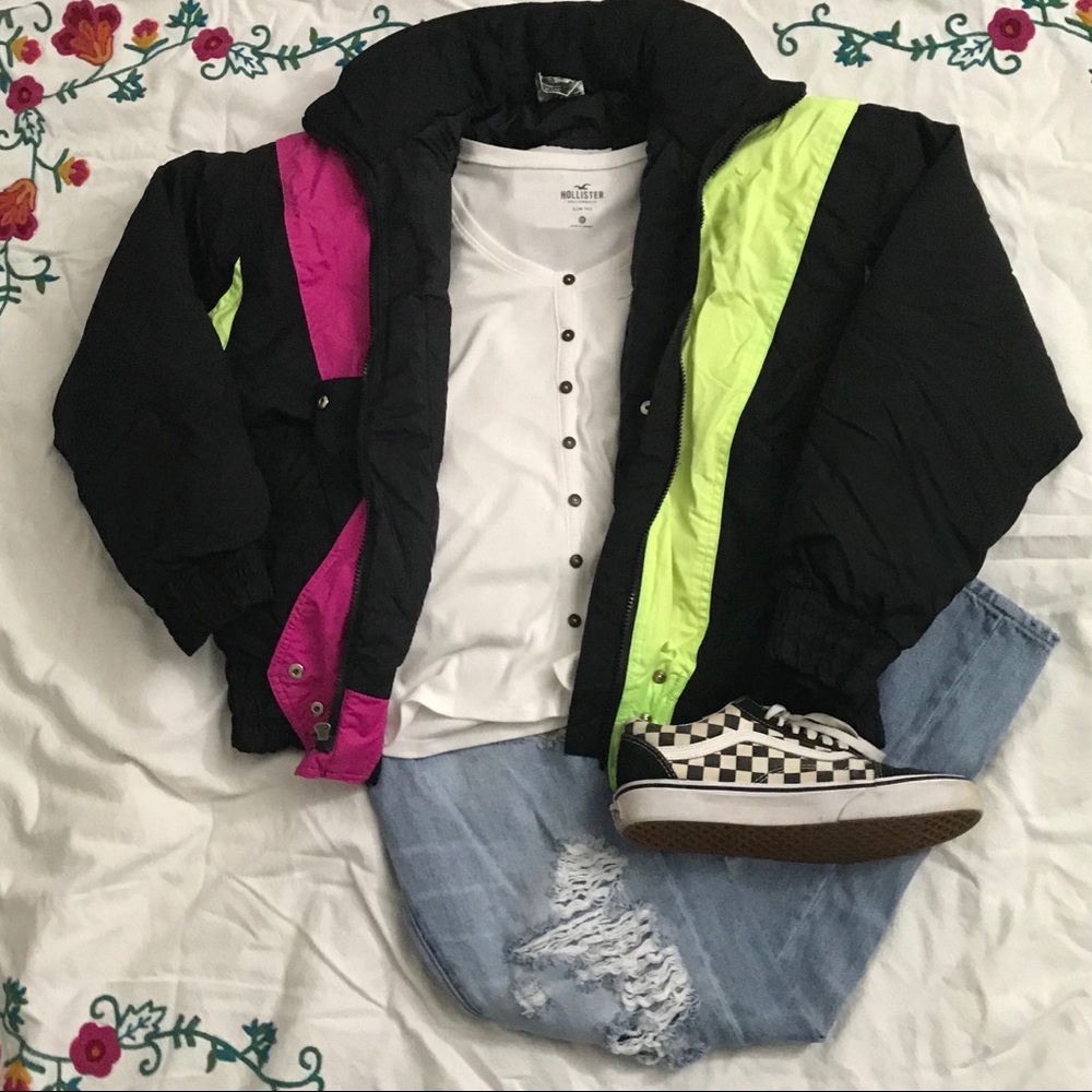 VIntage 80’s Neon Ski Jacket
